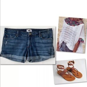 PAIGE Shorts - PAIGE BLUE DENIM JIMMY JIMMY SHORTS SZ 28 PAIGE Shorts - PAIGE BLUE DENIM JIMMY JIMMY SHORTS SZ 28